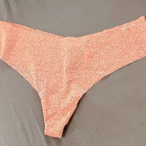 Victoria’s Secret PINK Cute Pretty Peachy Pink Cheeky Lace Panties NEW NWT